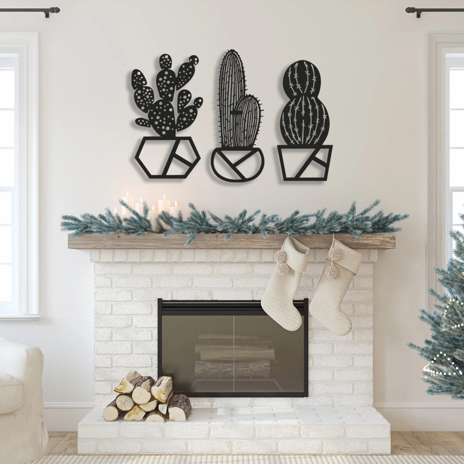 Set 3 cactusi (Decor perete) [6]