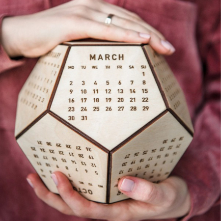 Calendar 3D din lemn- 2025 [1]