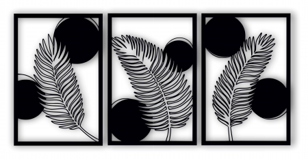 Frunze de palmier (Set 3 decoratiuni) [2]