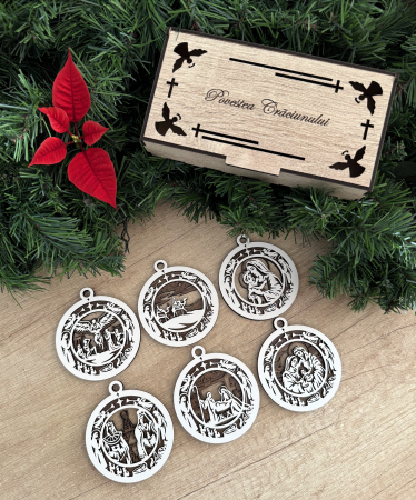 Set cadou decoratiuni - Povestea Craciunului [3]