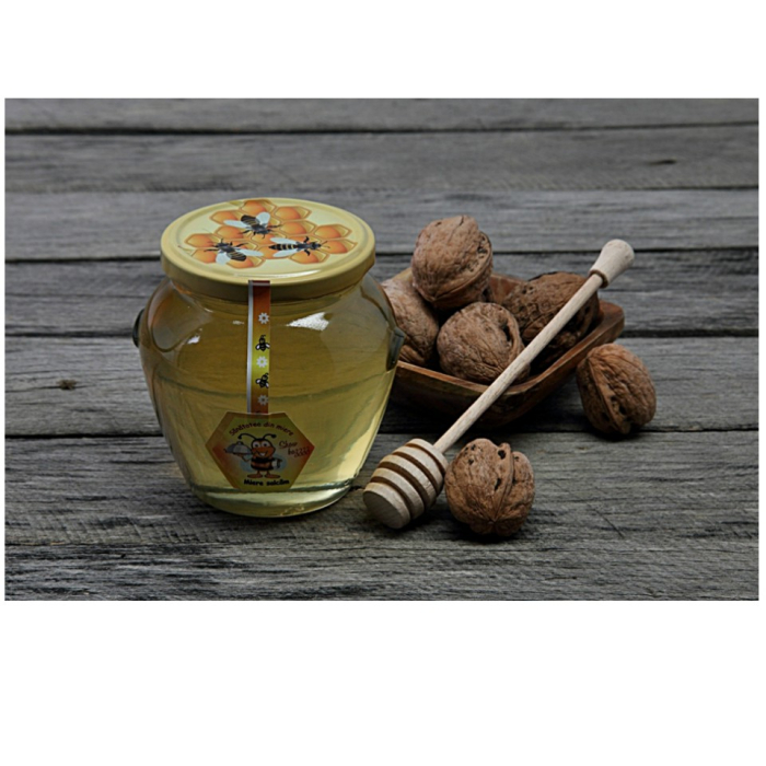 Pachet Apicol 1 borcan faguri miere salcam,1 borcan amfora miere salcam, 1 borcanel polen poliflor, Produs Apicol Autentic si Pur Direct din Stup, Boutique Deluxe [3]