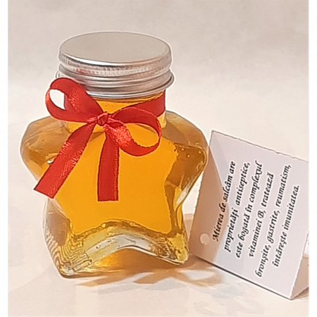 Borcanas cu miere in forma de steluta, 100 g, Show Bâzzz!!! [2]