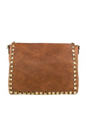 Genti dama - Poseta dama, Potri, maro, cu tinte aurii, bareta de umar, piele ecologica premium, animal friendly, 40x12x26 cm