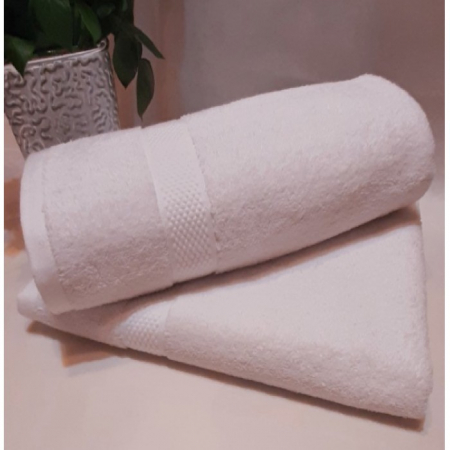 Set 4 prosoape de baie, bumbac 100%, 70x140 cm, 450 gr/mp, alb/gri [3]