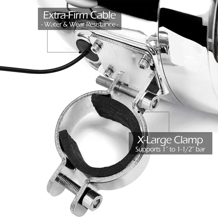Boxe motocicleta MX150A, Crom [7]
