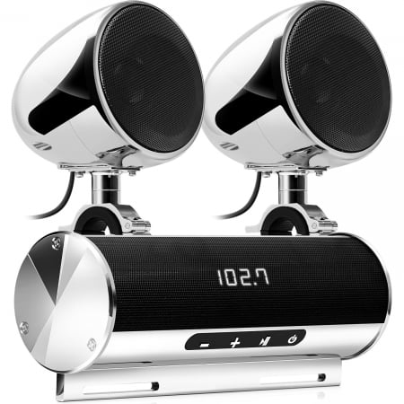 Boxe Moto - Set Soundbar + boxe motocicleta SBD600QA - Crom