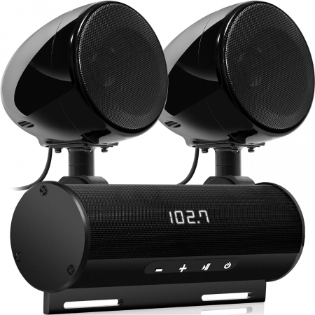 Boxe Moto - Set Soundbar + boxe motocicleta SBD600QB - Negru