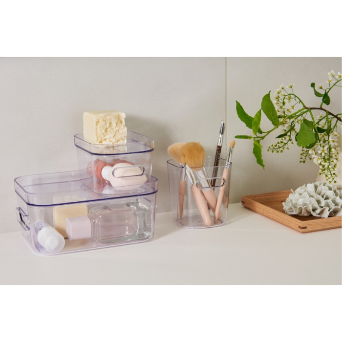 Capac pentru cutia de depozitare SmartStore Compact Clear XS, transparent, 14,5 x 10 x 2 cm [2]