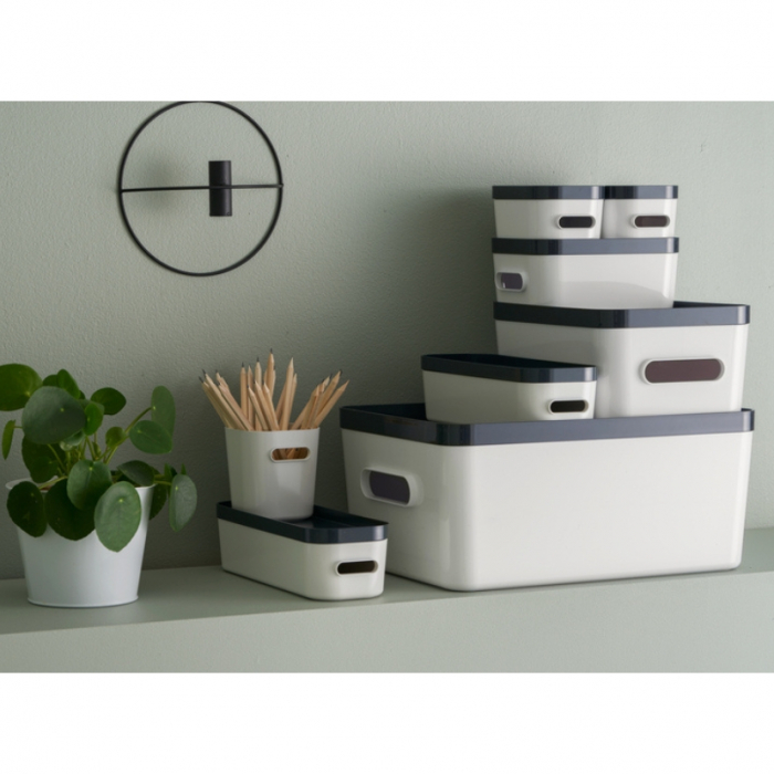 Capac pentru cutia de depozitare SmartStore Compact L, Alb, 40x29.5x2.6 cm [7]