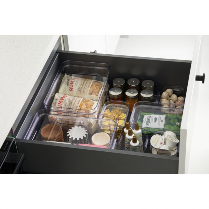 Capac pentru cutia de depozitare SmartStore Compact Clear S, 19.5x14.5x2.5 cm [6]