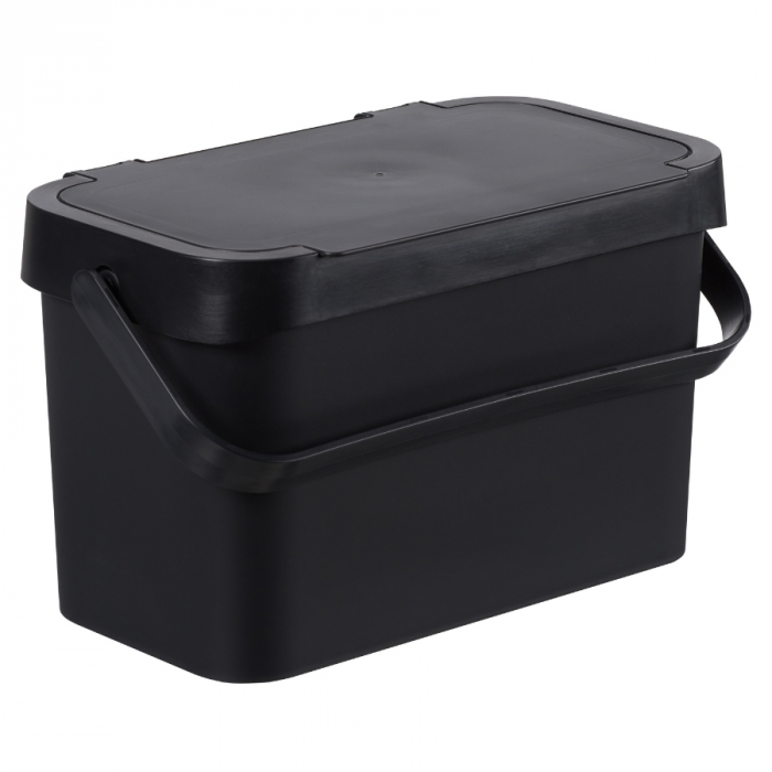 Cos de gunoi SmartStore Biowaste, pentru deseuri menajere, Negru, 5L [6]