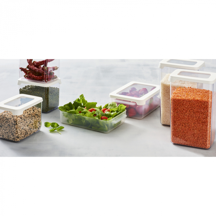 Cutie depozitare alimente, capac etans, SmartStore LunchBox, caserola pranz, fara BPA, transparenta, 0.6L [4]