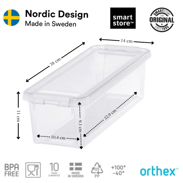 Cutie cu capac, SmartStore Home4, 38x14x11 cm [3]
