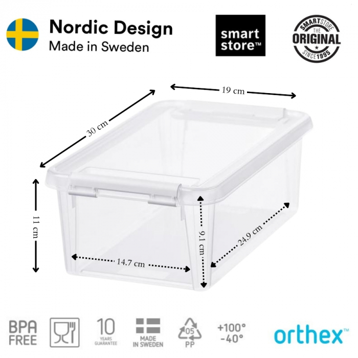 Cutie cu capac, SmartStore Home5, 30x19x11 cm [12]
