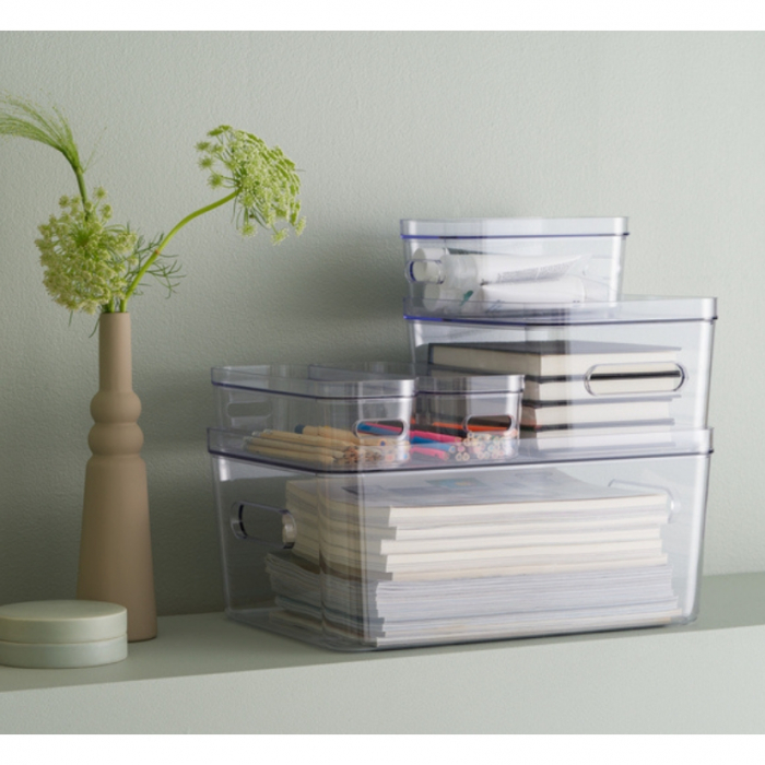 Cutie depozitare SmartStore Compact Clear Slim, 29.1x 9.4x6.1 cm [9]