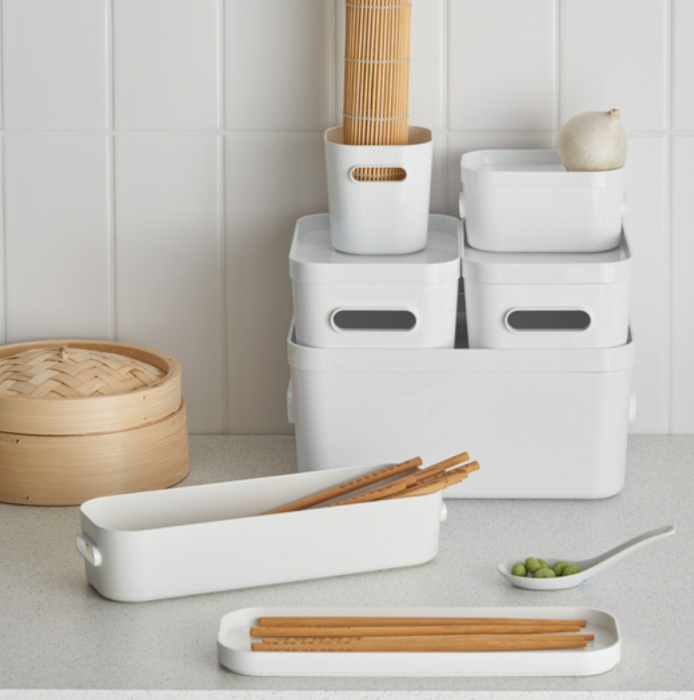 Cutie depozitare SmartStore Compact Slim, Alb, 29.1x 9.4x6.1 cm [5]