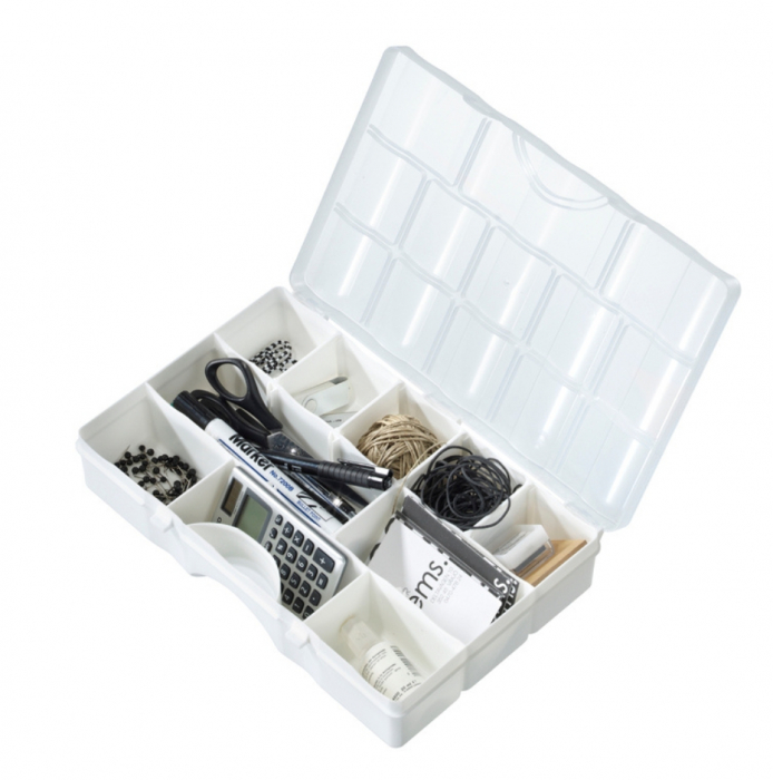Cutie organizatoare cu compartimente detasabile M, SmartStore, 29x19x6 cm [3]