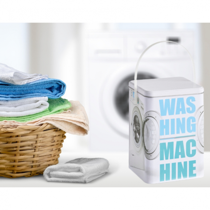 Cutie pentru detergent, metal, Zeller, 15x15x21 cm [3]