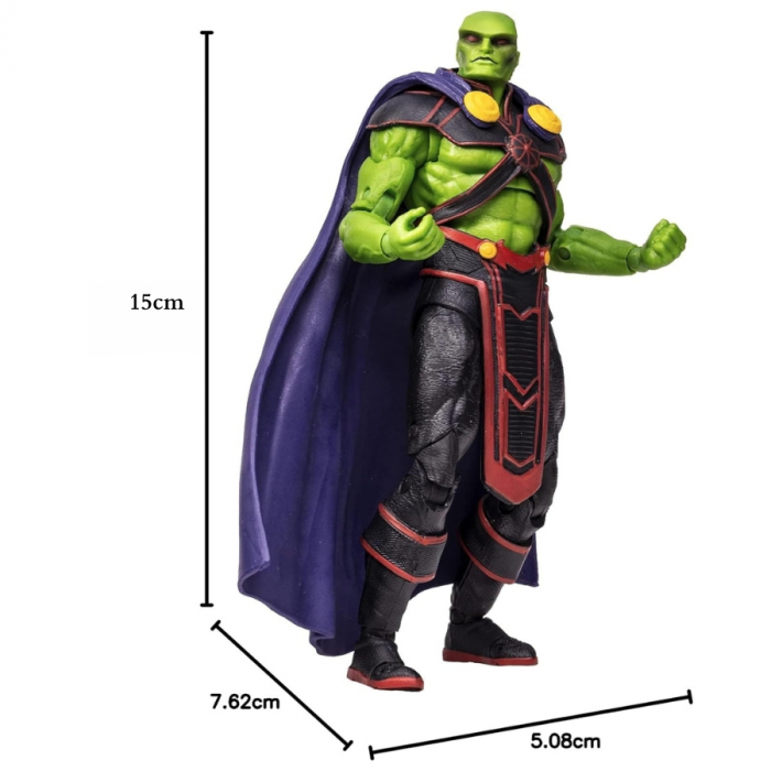 Figurina articulata DC Multiverse Martian Manhunter, McFarlane Toys, 22 puncte articulate, 18 cm [5]