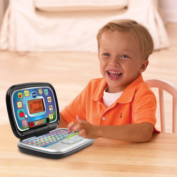 Jucarie Educationala Interactiva, Laptop pentru copii Vtech Genius Kid, dezvoltare inteligenta, interactiv, muzical, versiunea germana [2]