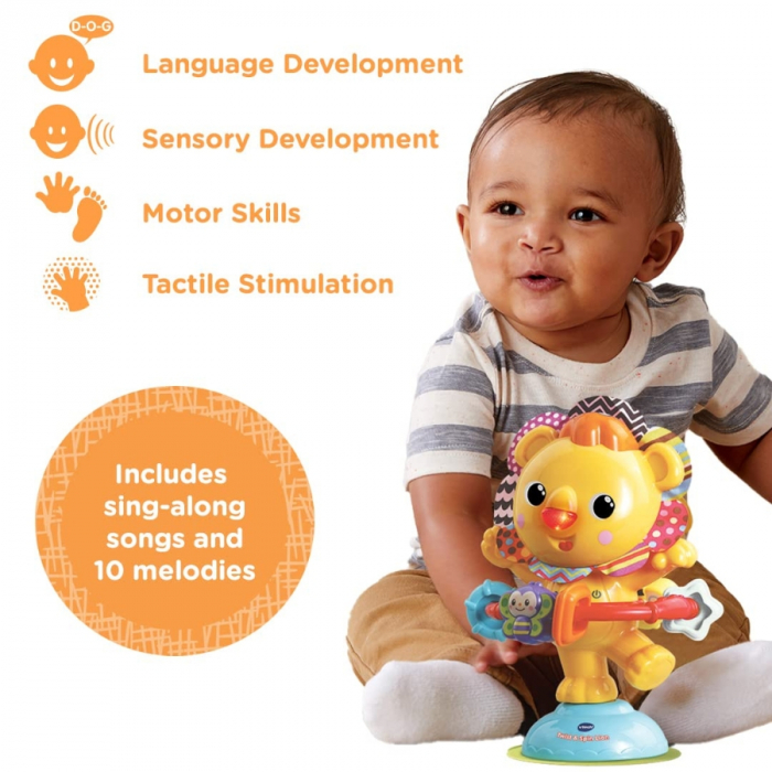 Jucarie Vtech interactiva, muzicala si rotativa, Twist & Spin Lion [3]