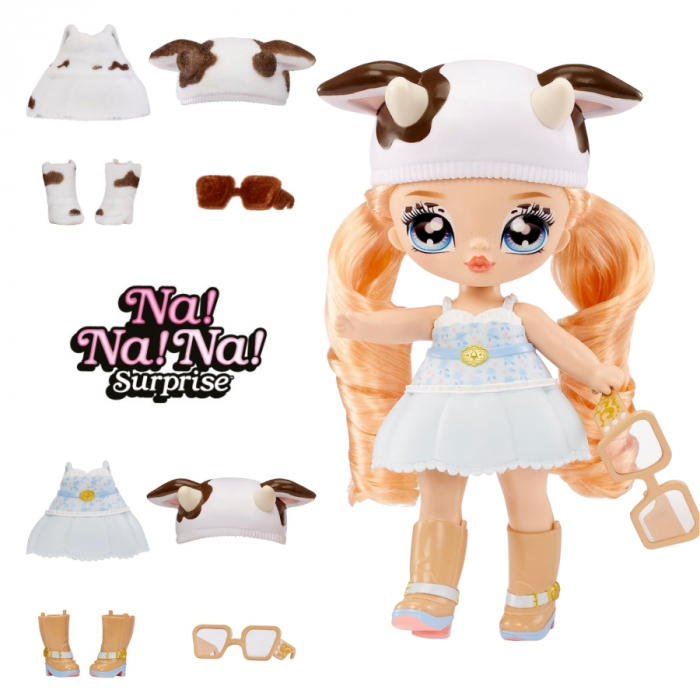 Papusa Na! Na! Na! Surprise, Fuzzy Series 1, CORA Cowgirl, 18 cm [5]