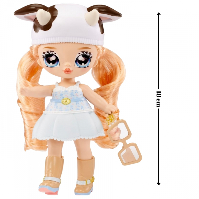 Papusa Na! Na! Na! Surprise, Fuzzy Series 1, CORA Cowgirl, 18 cm [6]