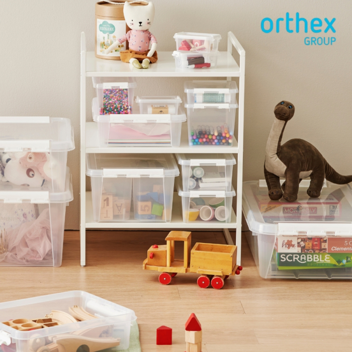 Set 5 Cutii cu capac 3 L, SmartStore Home3, 21x17x15 cm [3]
