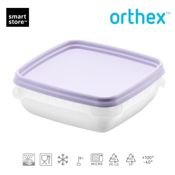 Set 6 caserole cu capac, depozitare alimente, Freez SmartStore, 0.3L, compatibila cu cuptorul microunde si congelator, capac ermetic [6]