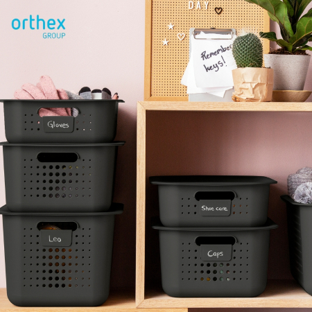 Capac pentru Cutie depozitare si organizare, SmartStore Recycled, din plastic reciclat, Gri [1]