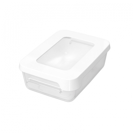 Cutii Alimentare - Cutie depozitare alimente, capac etans, SmartStore LunchBox, caserola pranz, fara BPA, transparenta, 0.3L