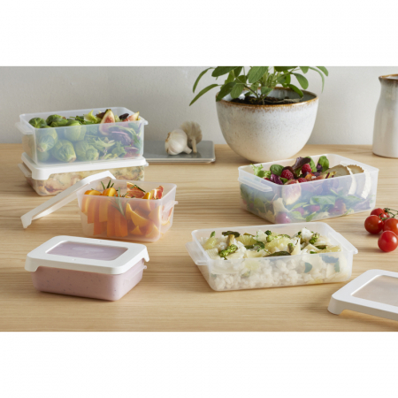 Cutie depozitare alimente, capac etans, SmartStore LunchBox, caserola pranz, fara BPA, transparenta, 0.3L [2]