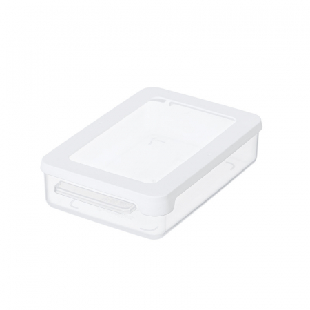 Cutii Alimentare - Cutie depozitare alimente, capac etans, SmartStore LunchBox, caserola pranz, fara BPA, transparenta, 0.6L
