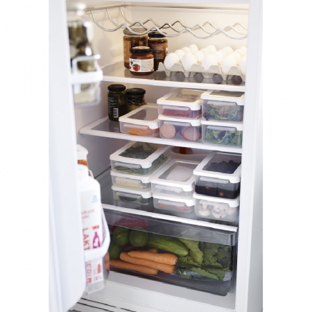 Cutie depozitare alimente, capac etans, SmartStore LunchBox, caserola pranz, fara BPA, transparenta, 1L [5]