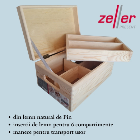 Cutie cu capac compartimentata, Zeller, 30x20x14 cm [1]