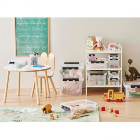 Cutie cu capac si 4 compartimente, SmartStore Classic4w, 38x14x11 cm [1]