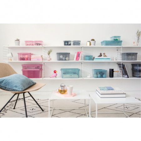 Cutie cu capac, SmartStore Colour10, Albastru, 34x25x16 cm [4]