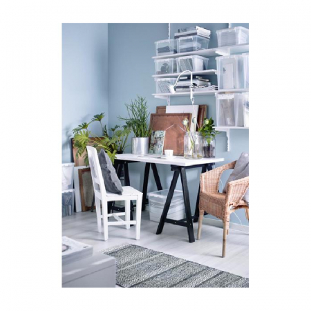 Cutie de depozitare, cu capac, SmartStore Home12, transparent, Plastic fara BPA, 8L, 28x28x17 cm [5]