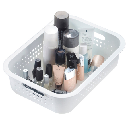 Cutie depozitare si organizare, SmartStore Recycled 10, din plastic reciclat, Alb, 37x28x10 cm [5]