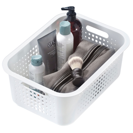 Cutie depozitare si organizare, SmartStore Recycled 15, din plastic reciclat, Alb, 10L, 37x28x15 cm [9]