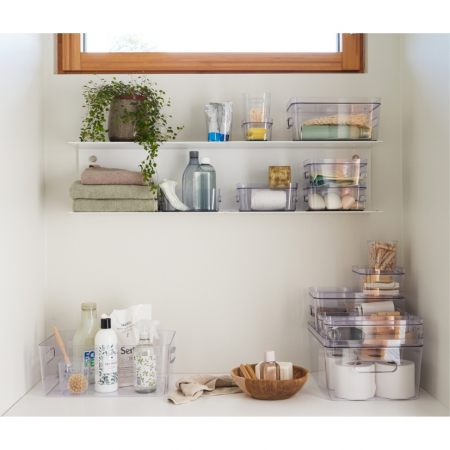 Cutie organizare si depozitare SmartStore Compact Clear XS, Plastic, Transparent, 0.6 L, 14.5x9x6 cm [5]