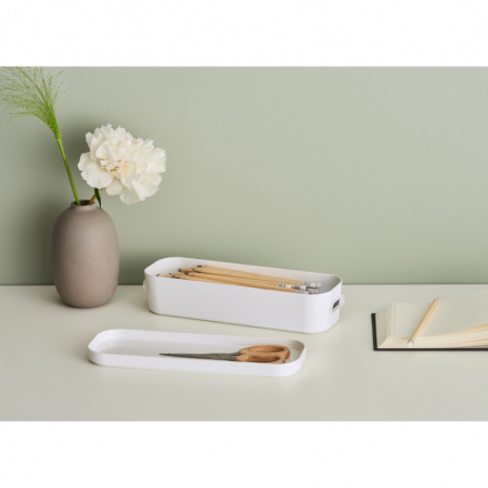 Cutie depozitare SmartStore Compact Slim, Alb, 29.1x 9.4x6.1 cm [5]