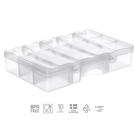 Cutie organizatoare cu compartimente detasabile M, SmartStore, 29x19x6 cm [4]