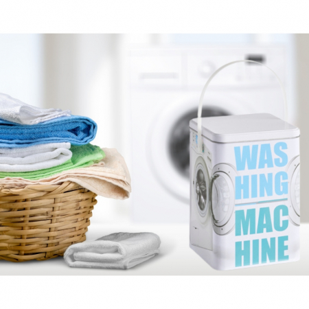 Cutie pentru detergent, metal, Zeller, 15x15x21 cm [2]