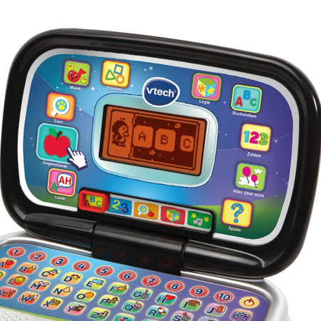 Jucarie Educationala Interactiva, Laptop pentru copii Vtech Genius Kid, dezvoltare inteligenta, interactiv, muzical, versiunea germana [4]