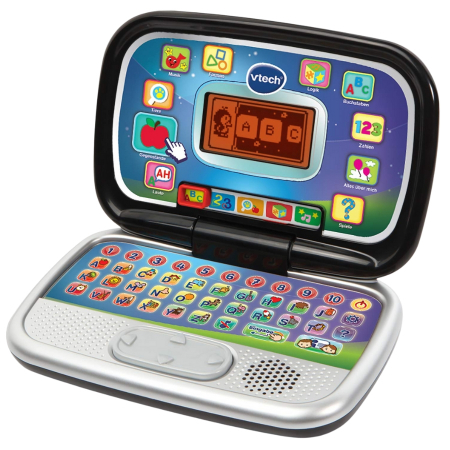Jucarii - Jucarie Educationala Interactiva, Laptop pentru copii Vtech Genius Kid, dezvoltare inteligenta, interactiv, muzical, versiunea germana