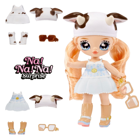 Papusa Na! Na! Na! Surprise, Fuzzy Series 1, CORA Cowgirl, 18 cm [4]