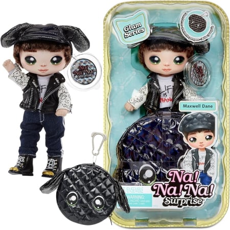 Jucarii - Papusa Na! Na! Na! Surprise Glam Series, Maxwell Dane, 19 cm