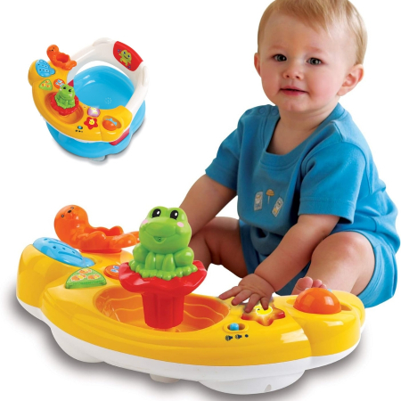 Scaun pentru copil Vtech Super Interactive 2 in 1, cu centru de activitati interactive [4]