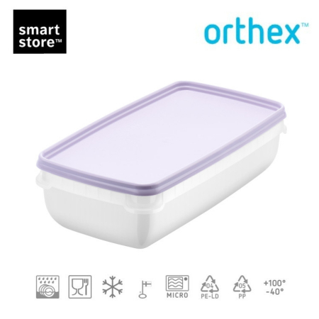 Set 2 caserole cu capac, depozitare alimente, Freez SmartStore, 1.2L, compatibila cu cuptorul microunde si congelator, capac ermetic [3]